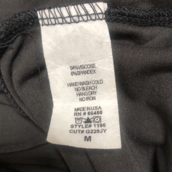 Mandee Black Ruffle Neck Y2K One Sleeve Top Medium - Picture 13 of 14